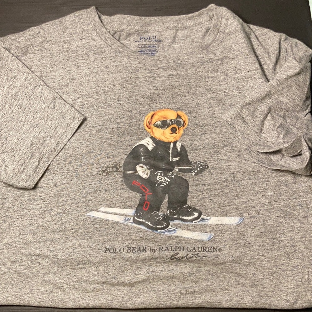 Short Sleeve Polo Bear T Shirt Size Small
